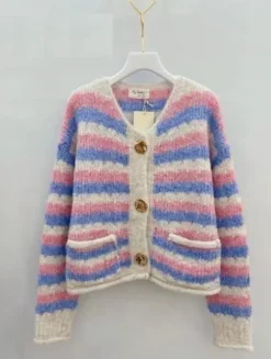 VIAMAJA Cardigan Pastel strib Sale