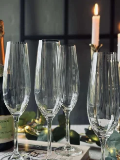 VIAMAJA Champagneglas CRYSTAL - Sæt med 4 stk. Hot