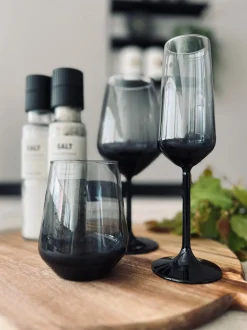 VIAMAJA Champagneglas LUX - Røgfarvet 195ml Sale