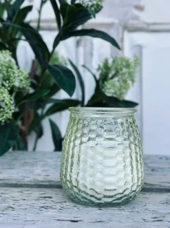 VIAMAJA Citronella lys - Mix i farvet glas Discount