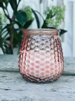 VIAMAJA Citronella lys - Mix i farvet glas Discount