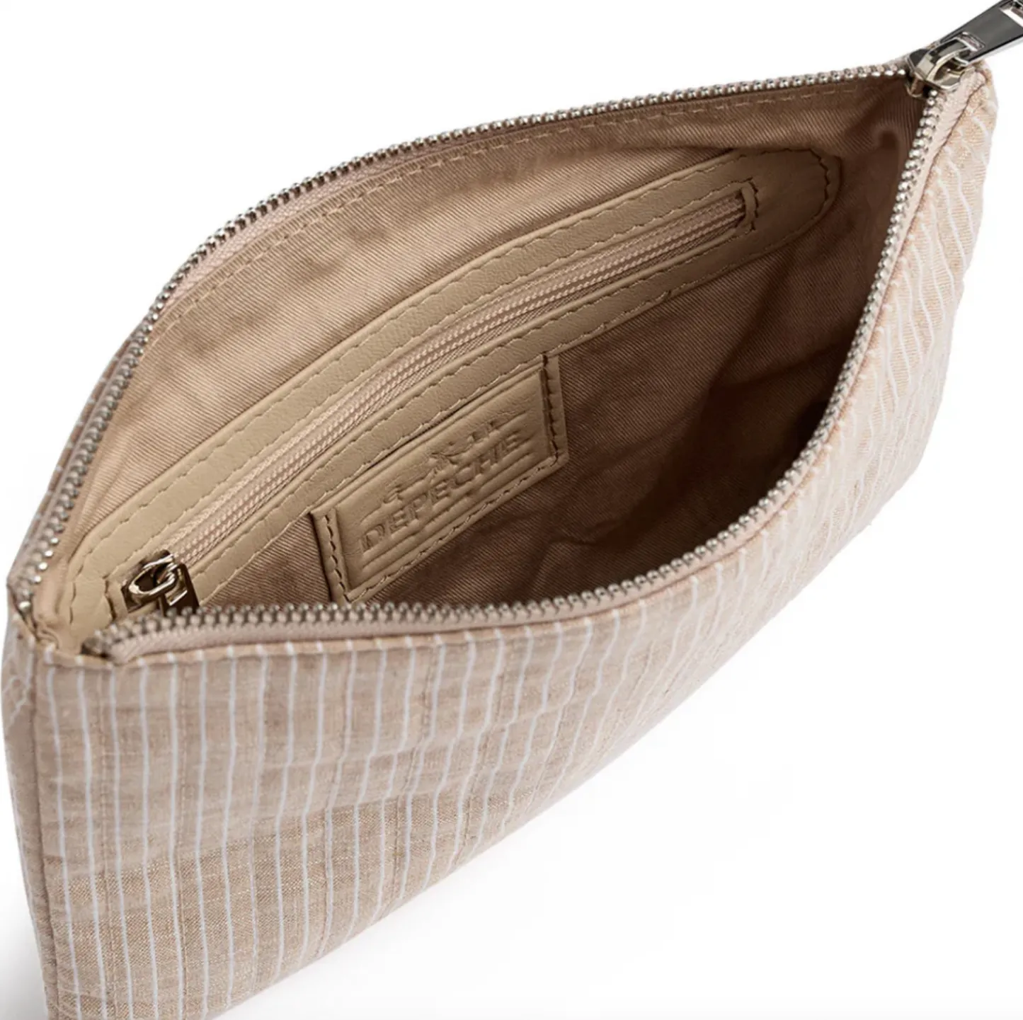 VIAMAJA Clutch - Beige Stripe Hot
