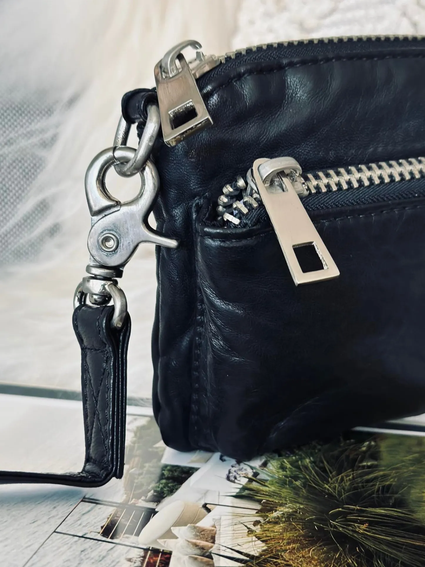 VIAMAJA Clutch / crossover - Black / silver Clearance