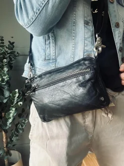 VIAMAJA Clutch / crossover - Black / silver Clearance