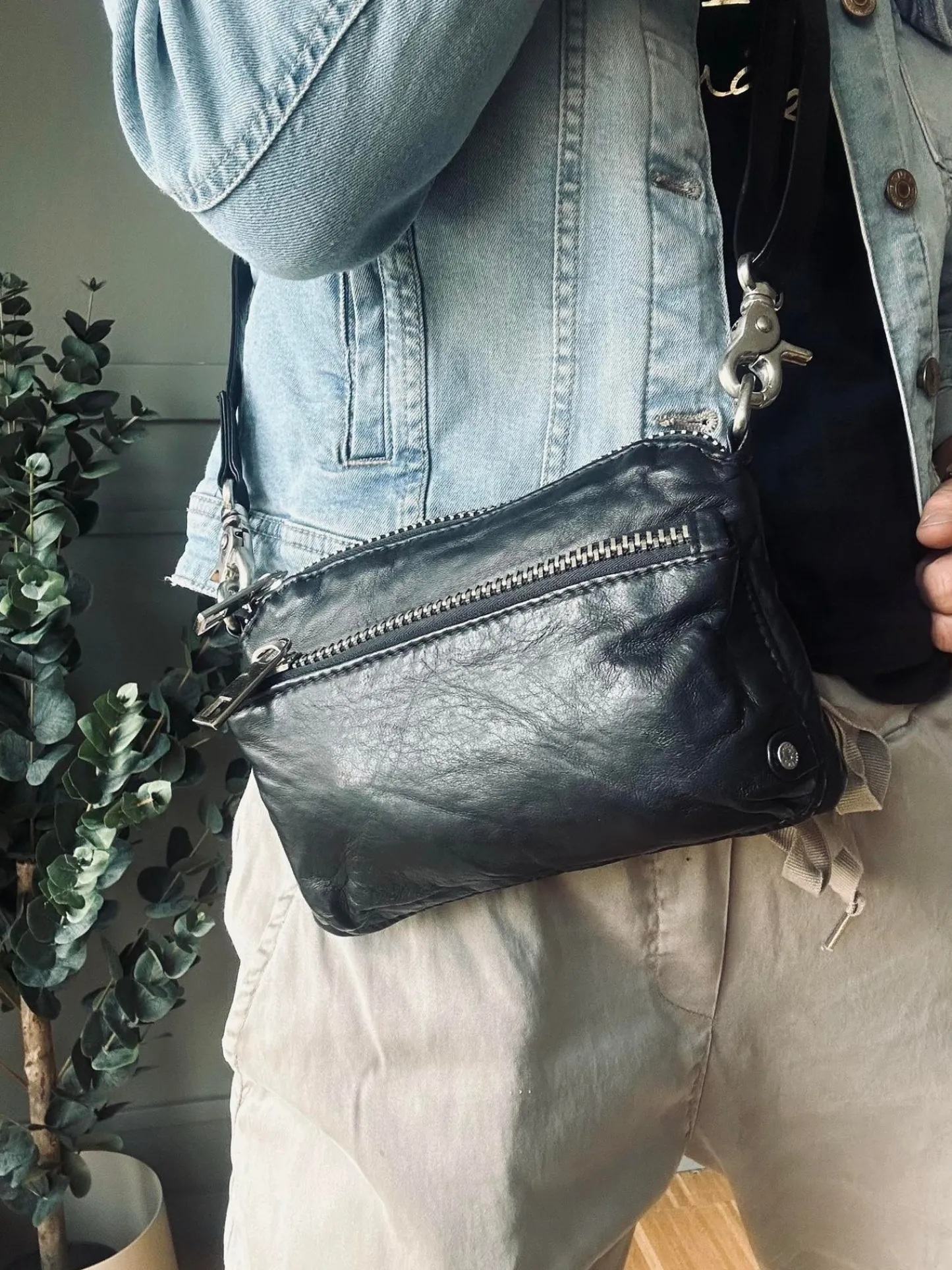 VIAMAJA Clutch / crossover - Black / silver Clearance