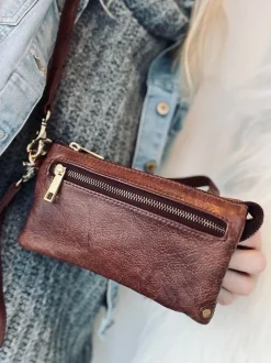 VIAMAJA Clutch / skindtaske - Brandy Best