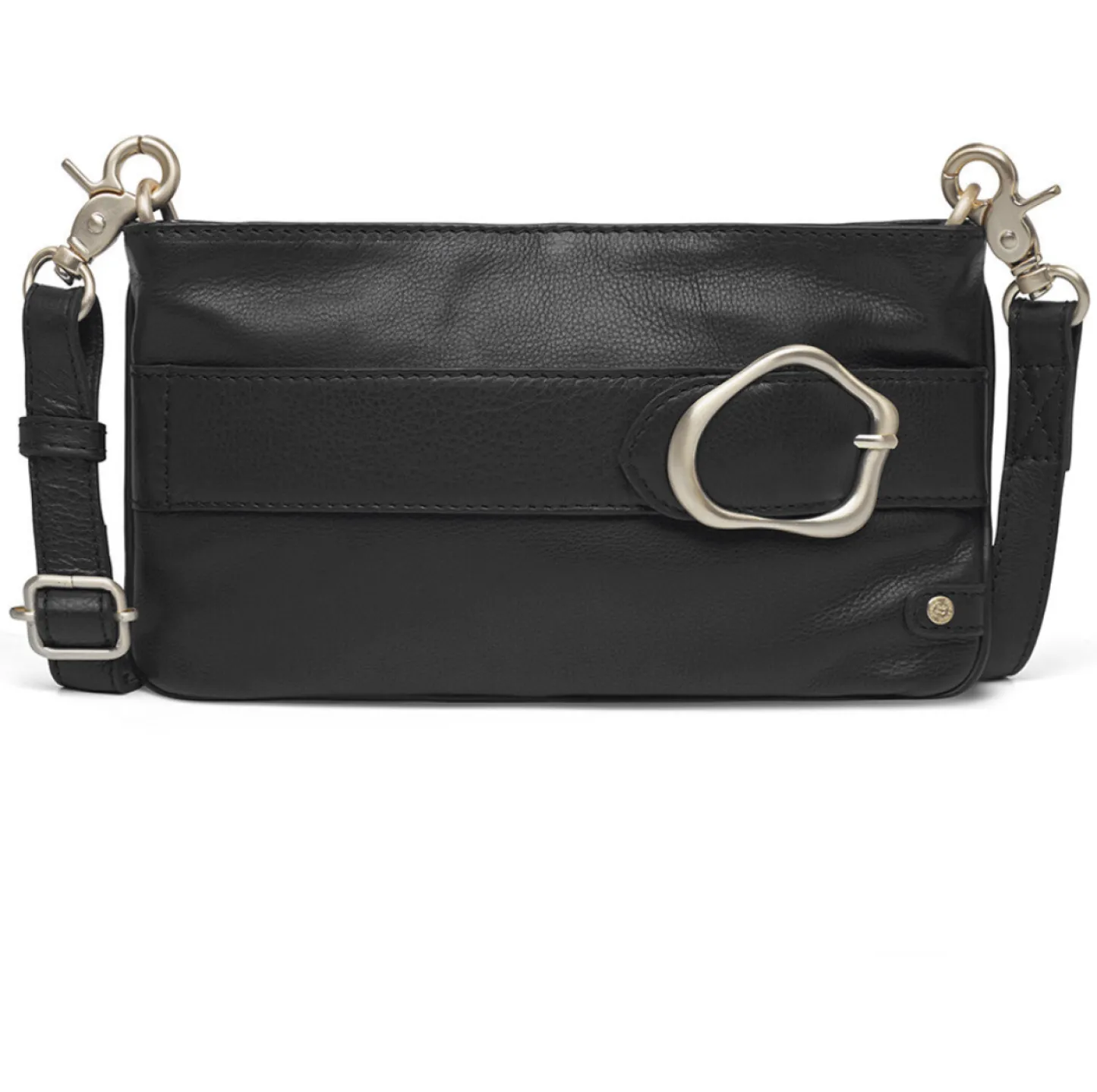 VIAMAJA Clutch Berlin - Black leather Discount