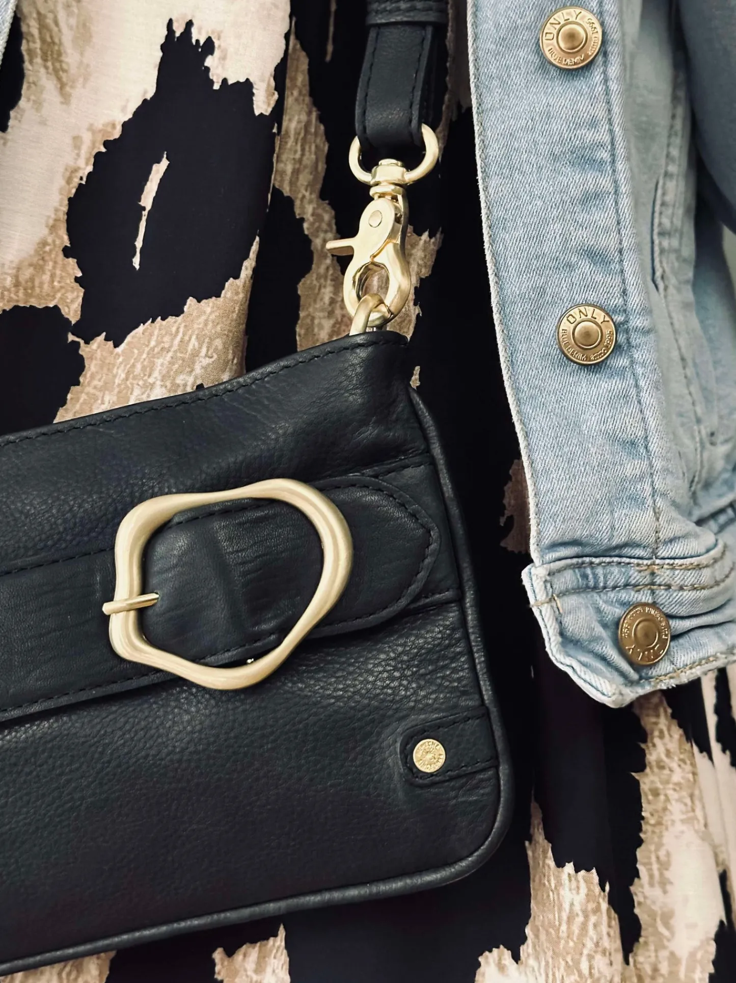 VIAMAJA Clutch Berlin - Black leather Discount