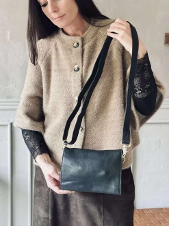 VIAMAJA Clutch Black / gold Hot