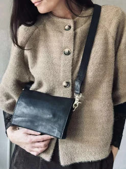 VIAMAJA Clutch Black / gold Hot