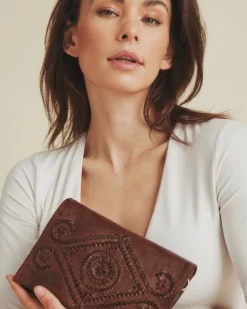 VIAMAJA Clutch Boheme Brandy – Handmade