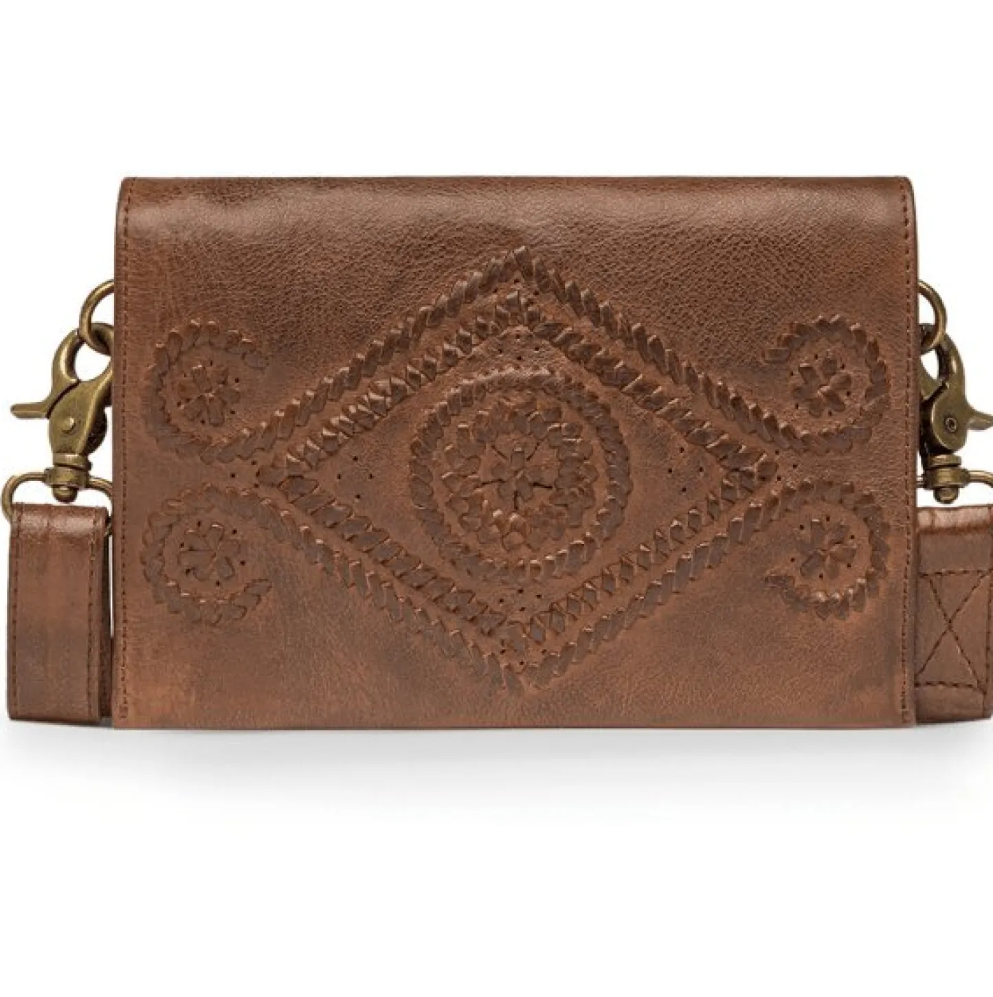 VIAMAJA Clutch Boheme Brandy – Handmade