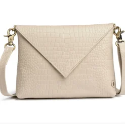 VIAMAJA Clutch croco i skind - Sand Outlet