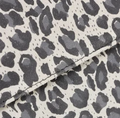 VIAMAJA Clutch Grey leopard leather Hot