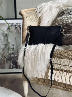 VIAMAJA Clutch i sort skind Clearance