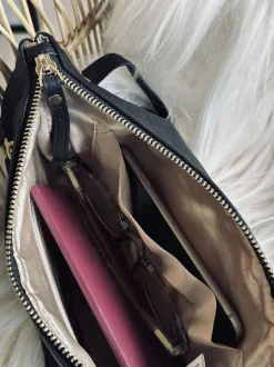 VIAMAJA Clutch i sort skind Clearance