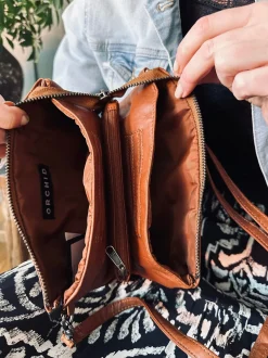 VIAMAJA Clutch Jelva Cognac Best
