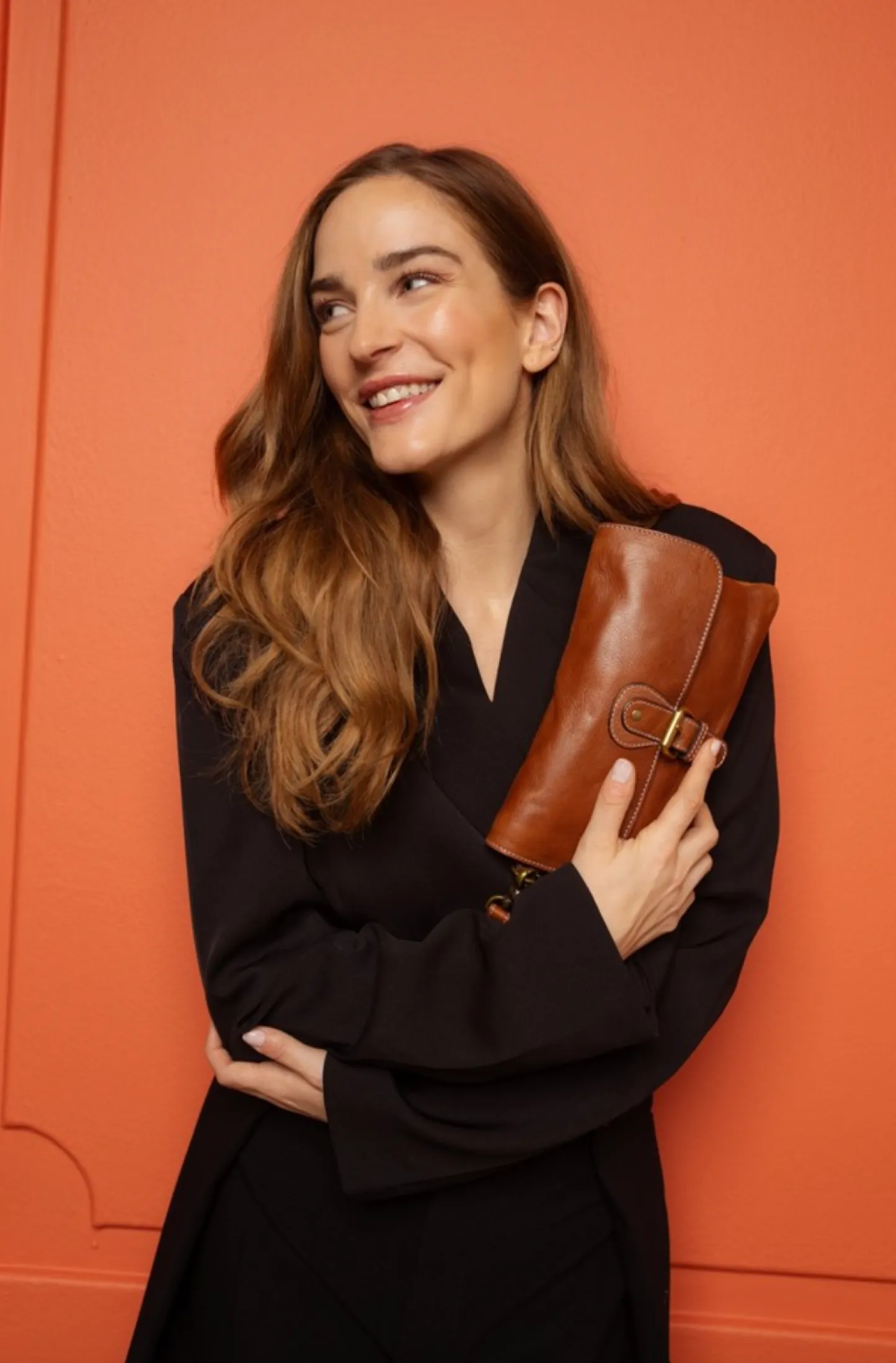 VIAMAJA Clutch Jodi - Walnut Discount