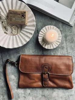 VIAMAJA Clutch Jodi - Walnut Discount