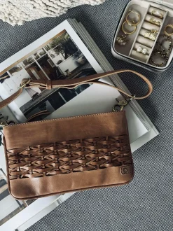 VIAMAJA Clutch Lux Handmade - Camel New