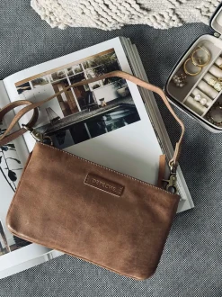 VIAMAJA Clutch Lux Handmade - Camel New