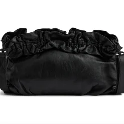 VIAMAJA Clutch med flæser Nero Clearance