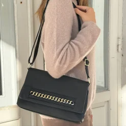 VIAMAJA Clutch med guldkæde - Big Hot