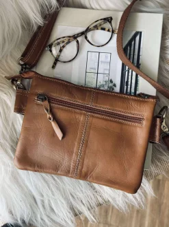VIAMAJA Clutch Mille cognac Outlet