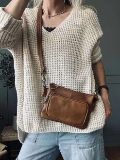 VIAMAJA Clutch Mille cognac Outlet