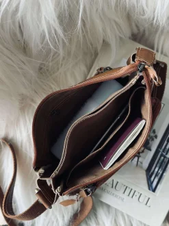 VIAMAJA Clutch Mille cognac Outlet