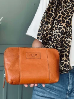VIAMAJA Clutch Minna Cognac Hot
