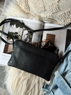 VIAMAJA Clutch Misse - Black / Silver New