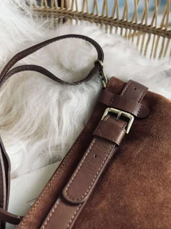 VIAMAJA Clutch ruskind - Cognac