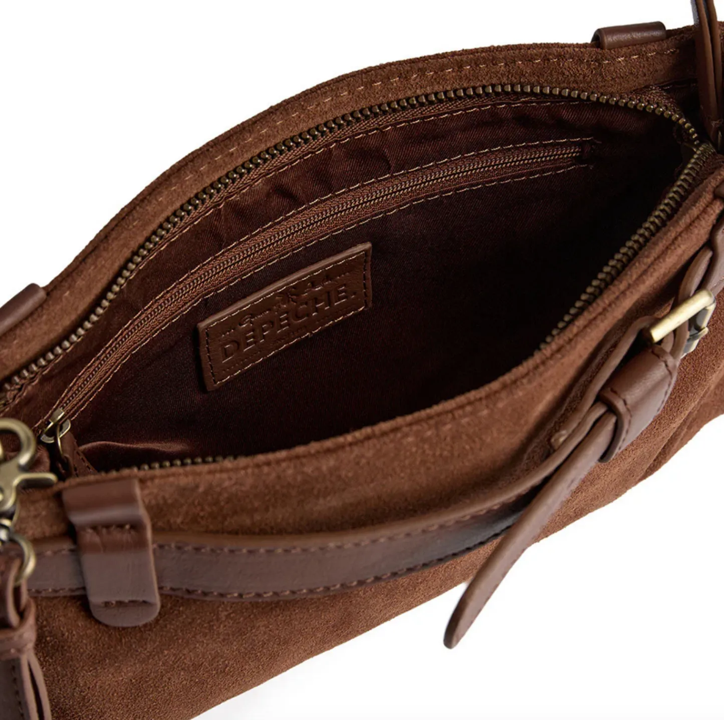 VIAMAJA Clutch ruskind - Cognac