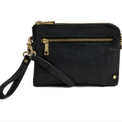 VIAMAJA Clutch Selma- Black / gold Outlet