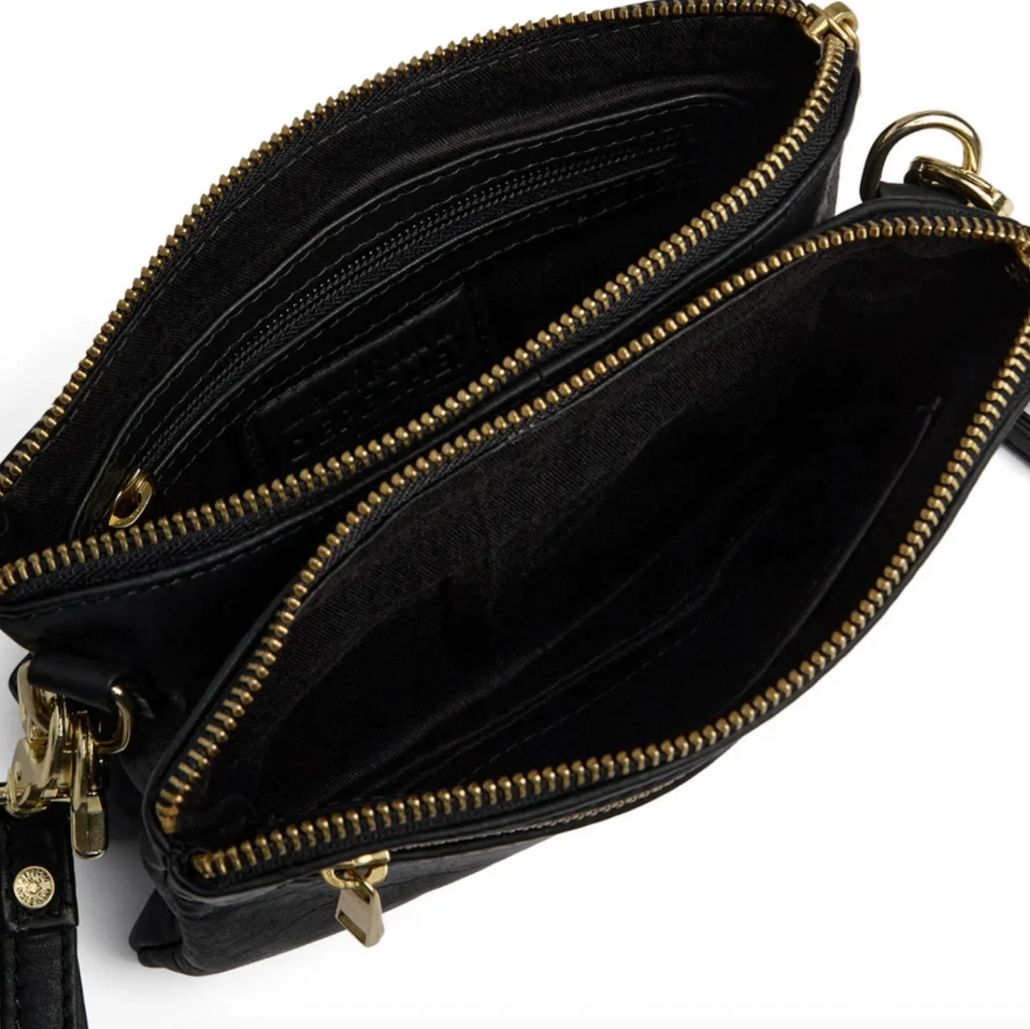 VIAMAJA Clutch Selma- Black / gold Outlet