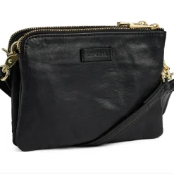 VIAMAJA Clutch Selma- Black / gold Outlet