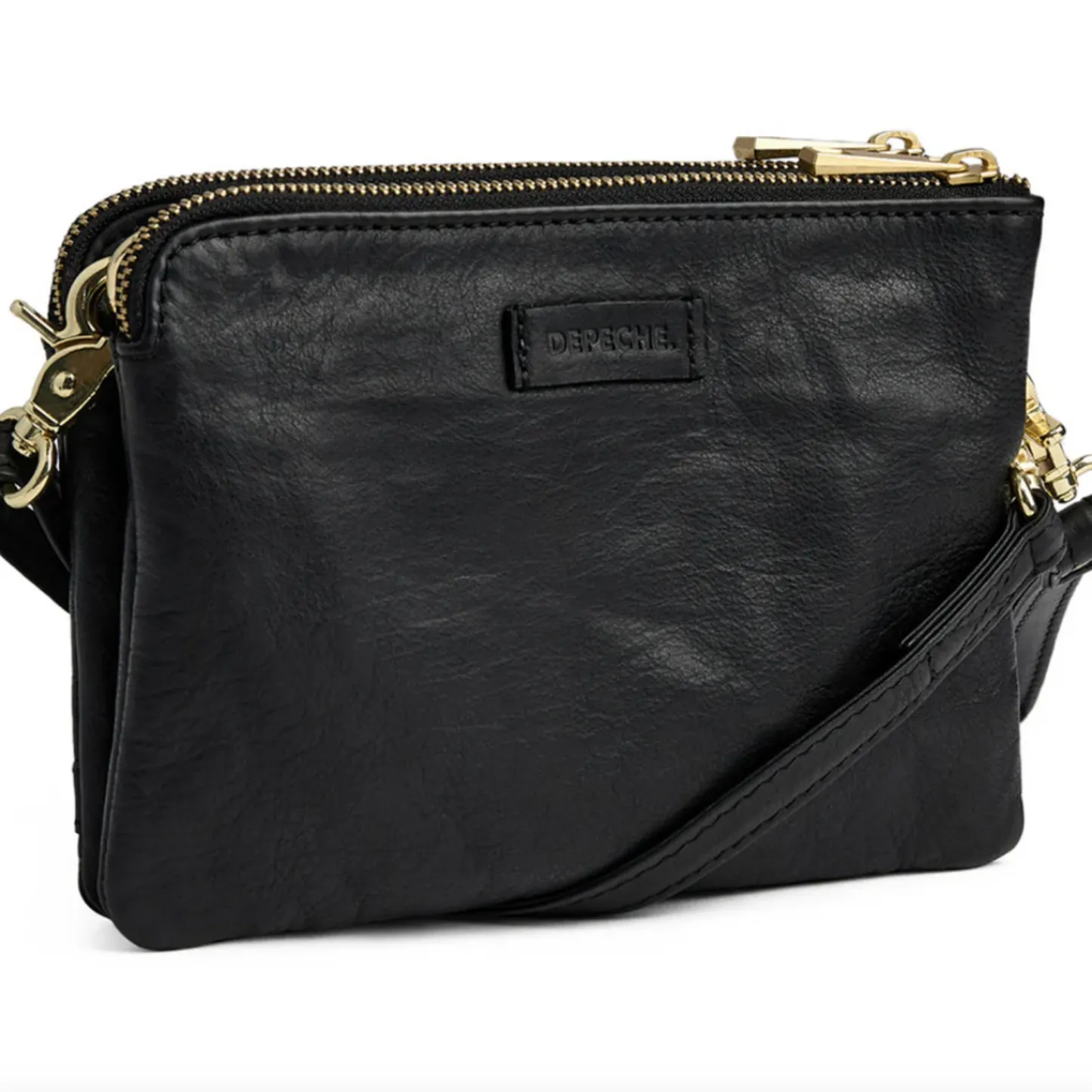 VIAMAJA Clutch Selma- Black / gold Outlet