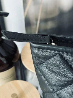 VIAMAJA Clutch SOFT LEATHER – Black New