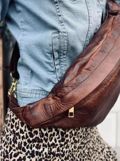 VIAMAJA Cool Buffy Bumbag i smørblødt læder - Brandy Clearance