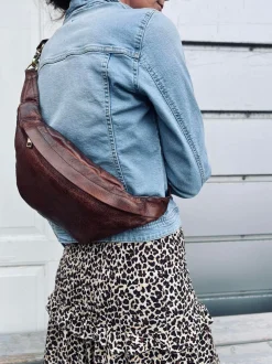 VIAMAJA Cool Buffy Bumbag i smørblødt læder - Brandy Clearance