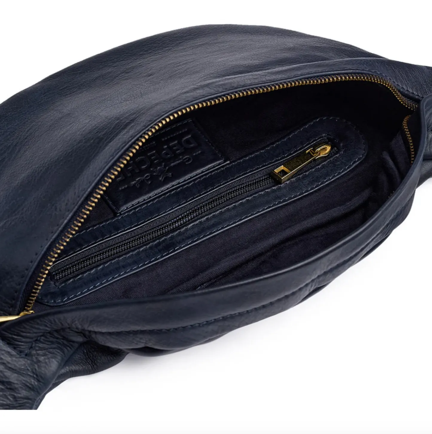 VIAMAJA Cool Buffy Bumbag i smørblødt læder - Midnight Blue Hot