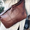 VIAMAJA Cool Buffy XL Bumbag i smørblødt læder - Brandy Best