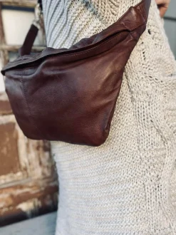 VIAMAJA Cool Buffy XL Bumbag i smørblødt læder - Brandy Best