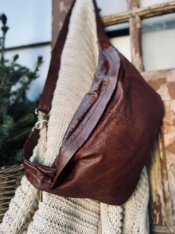 VIAMAJA Cool Buffy XL Bumbag i smørblødt læder - Brandy Best