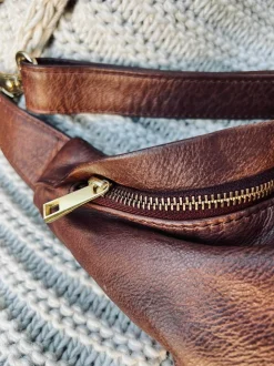 VIAMAJA Cool Buffy XL Bumbag i smørblødt læder - Brandy Best