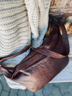 VIAMAJA Cool Buffy XL Bumbag i smørblødt læder - Brandy Best