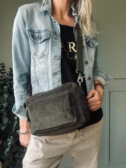VIAMAJA Crossbody Army fløjl Sale