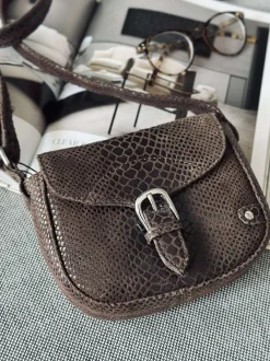 VIAMAJA Crossbody Aura - Brown croco Outlet