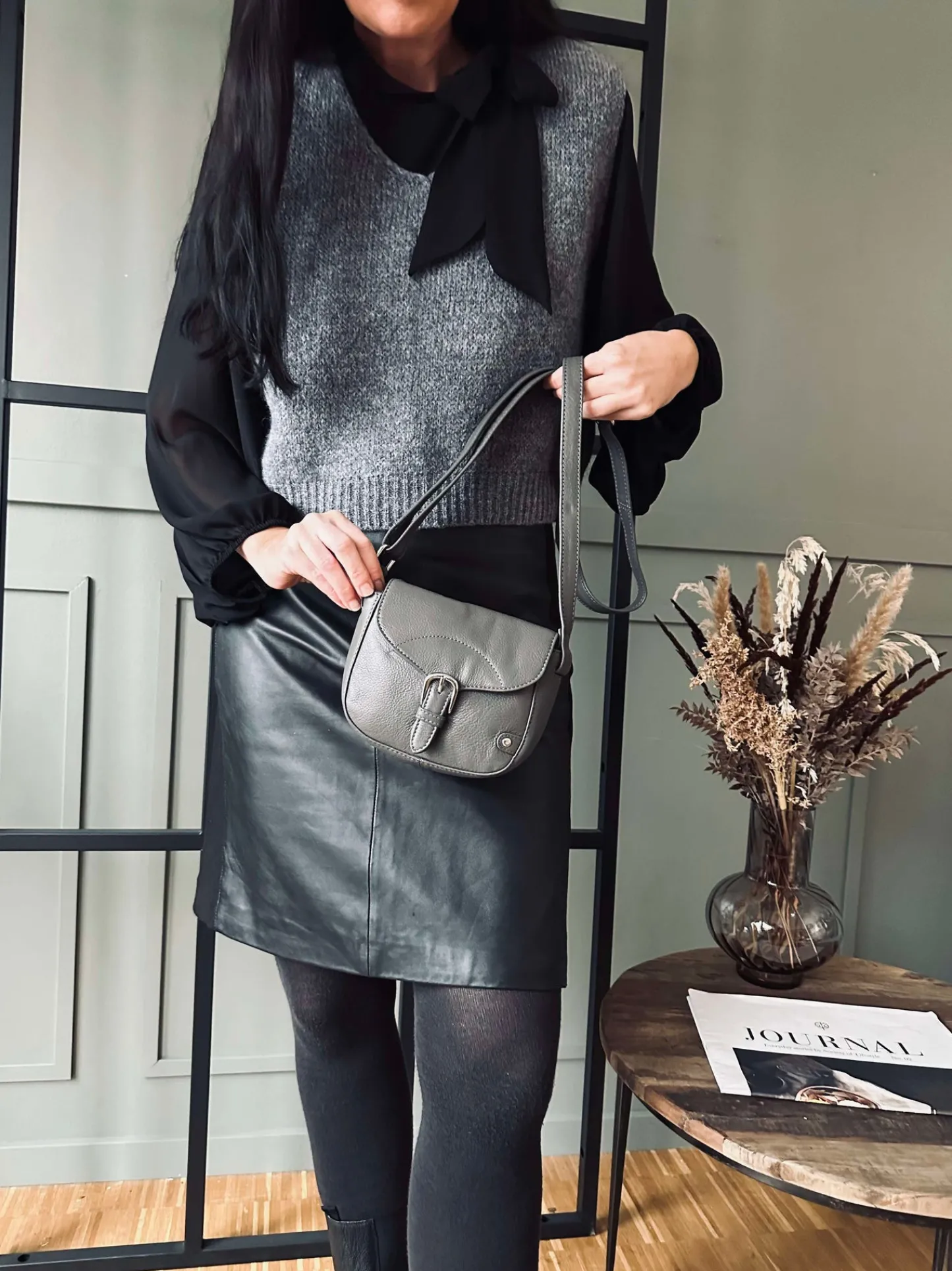 VIAMAJA Crossbody Aura Grey
